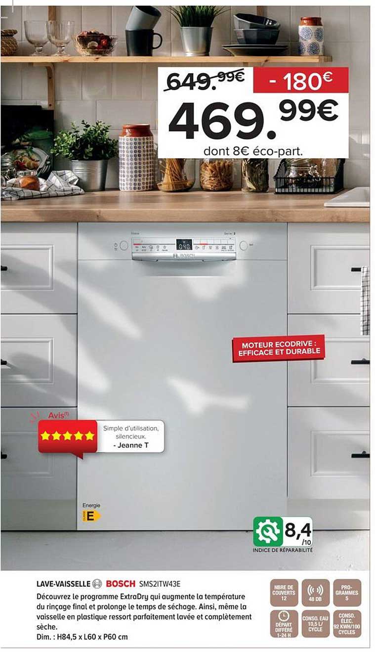 lave vaisselle bosch