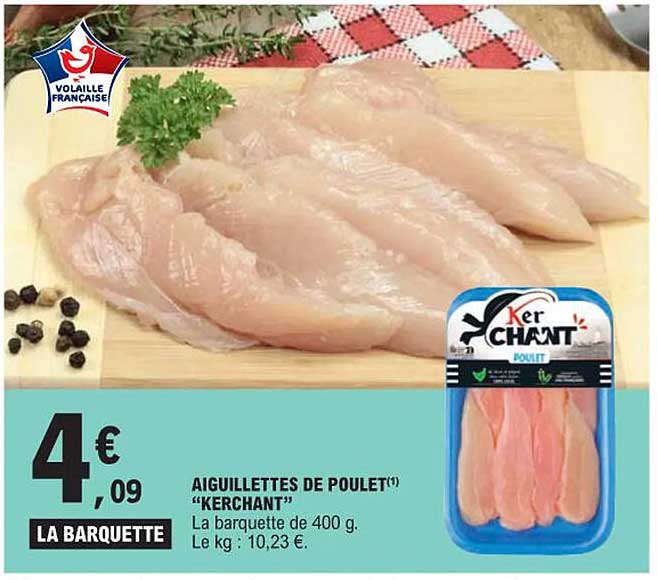 aiguillettes de poulet "kerchant"