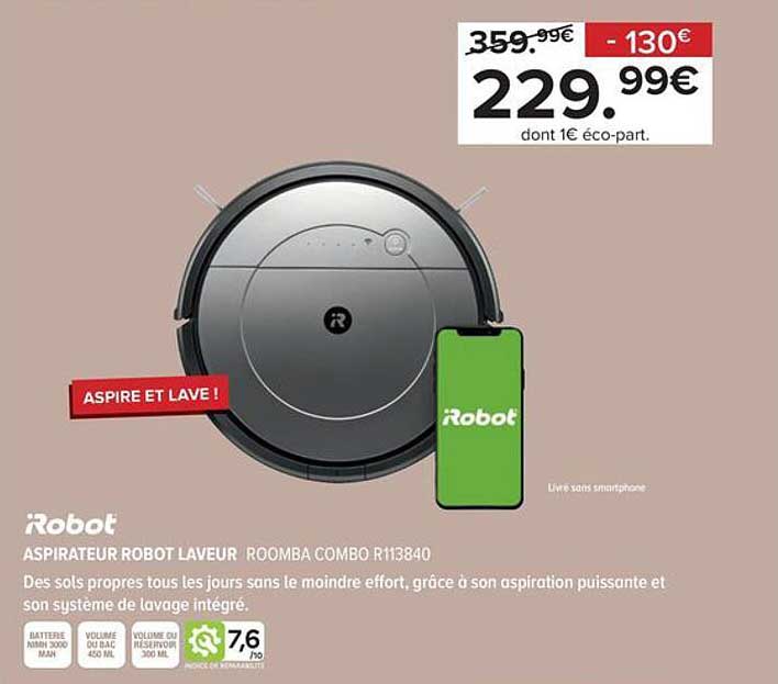 Aspirateur Robot Laveur