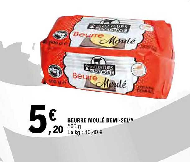 beurre moulé demi-sel