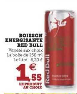 boisson énergisante red bull