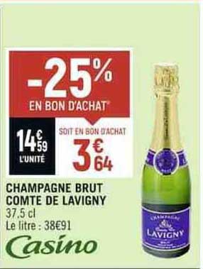 champagne brut compte de lavigny