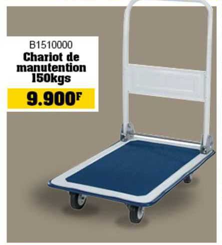 chariot de manutention 150 kgs