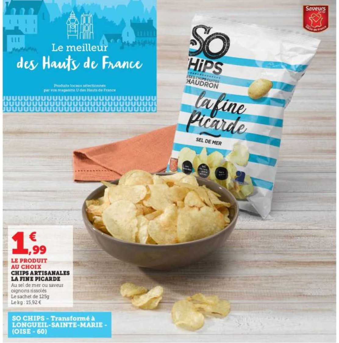Chips Artisanales La Fine Picarde