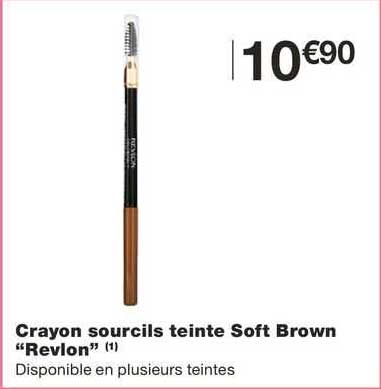 crayon sourcils teinte soft brown "revlon"