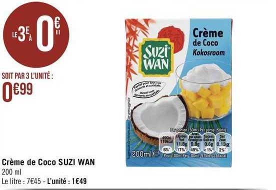 crème de coco suzi wan