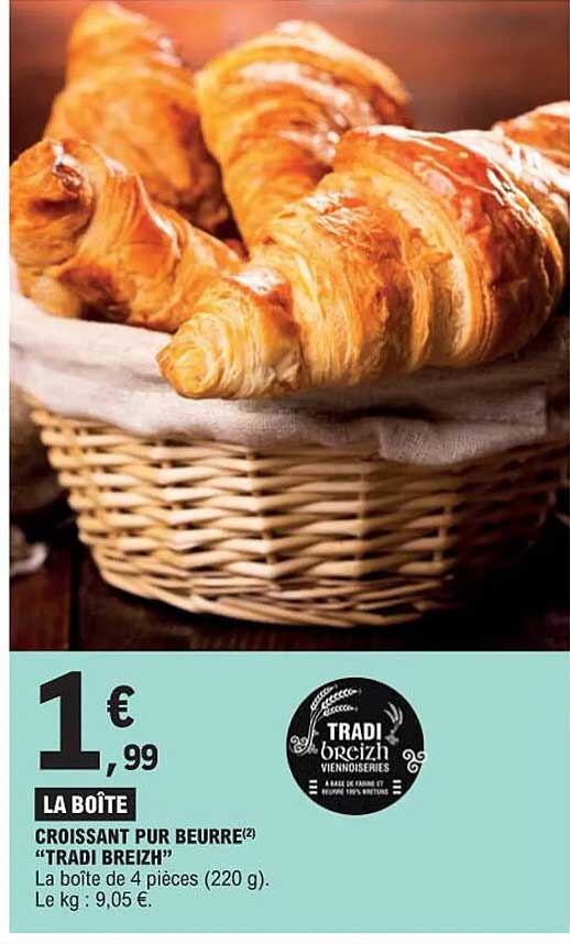 croissant pur beurre "tradi breizh"