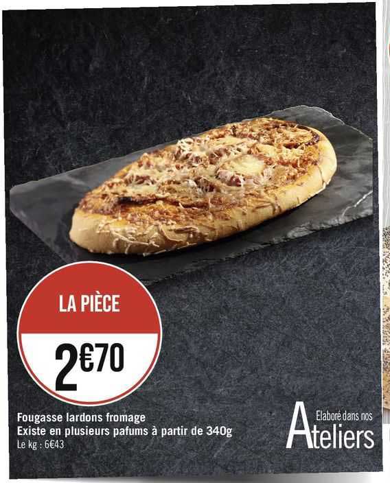 Fougasse Lardons Fromage