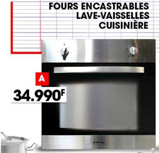 fours encastrables lave-vaisselles cuisinière