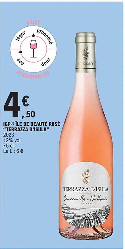 igp île de beauté rosé "terrazza d'isula" 2023