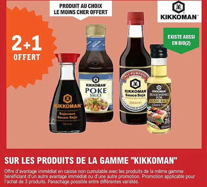 La Gamme "kikkoman"