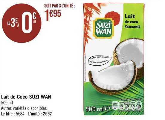 lait de coco suzi wan