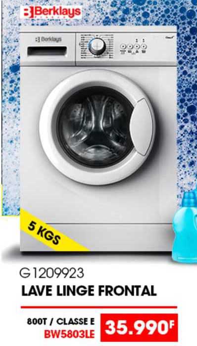 lave linge frontal berklays