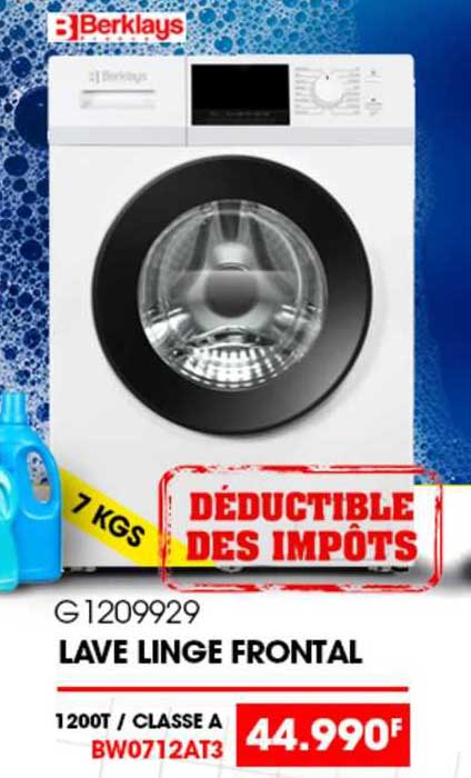 lave linge frontal berklays