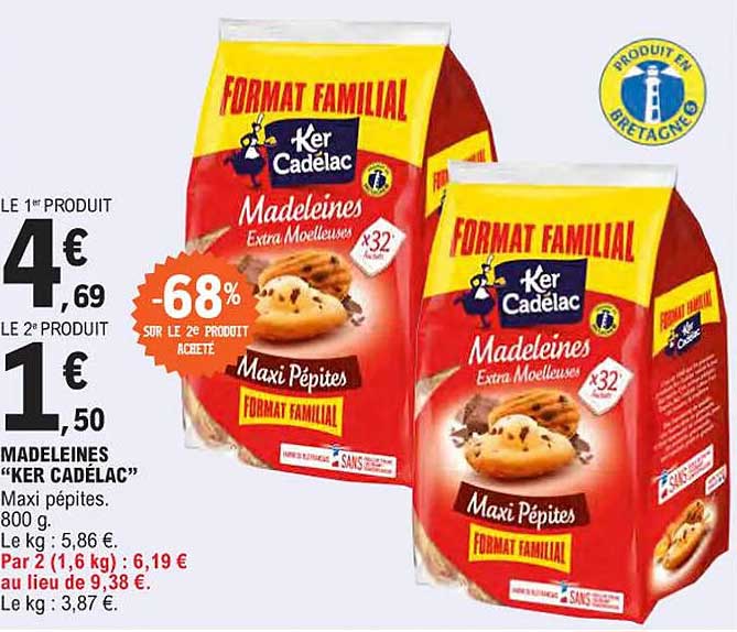 madeleines "ker cadélac"