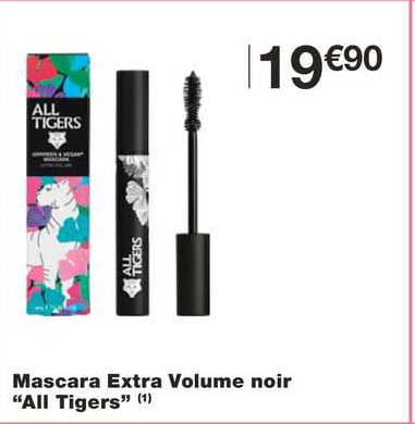 mascara extra volume noir "all tigers"