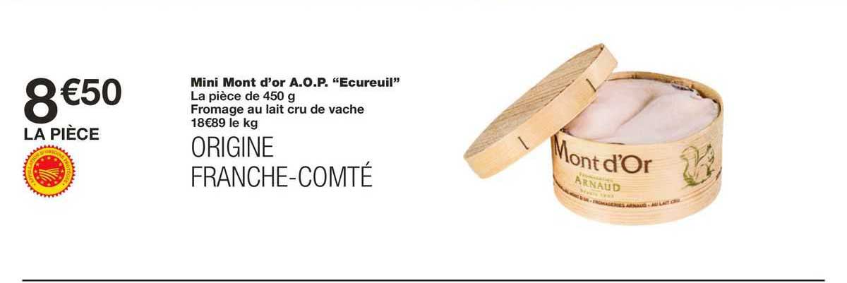 mini mont d'or a.o.p. "écureuil"