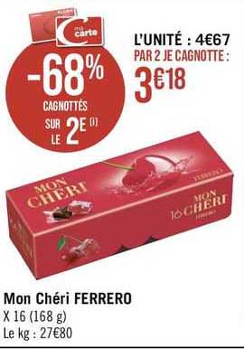 mon chéri ferrero