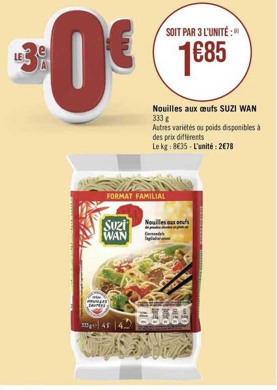 nouilles aux œufs suzi wan
