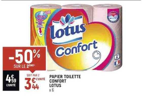 Papier Toilette Confort Lotus