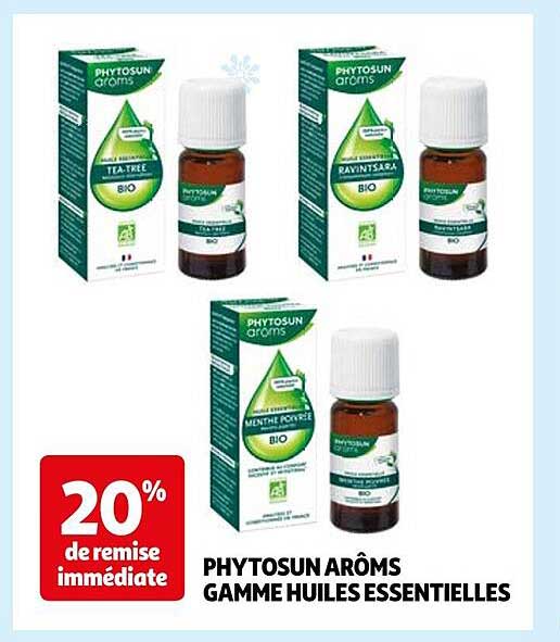 phytosun arôms gamme huiles essentielles