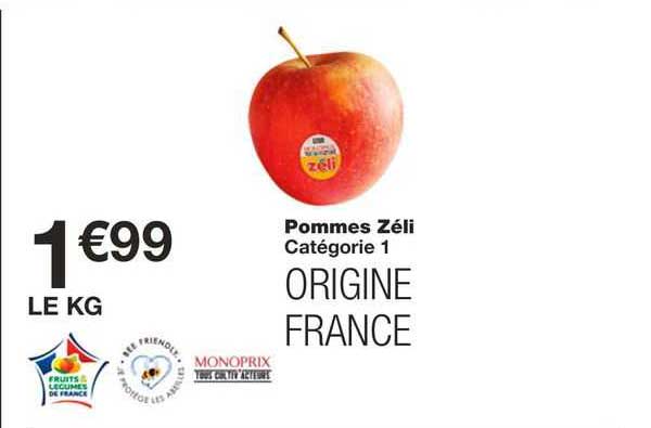 pommes zéli