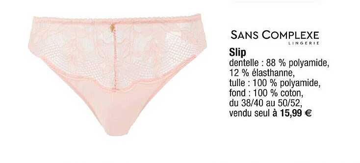 slip sans complexe