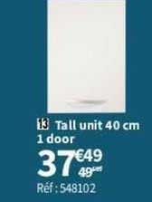 tall unit 40 cm 1 door