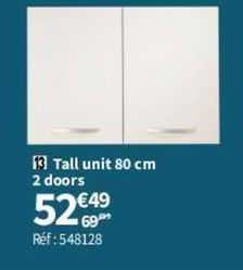 tall unit 80 cm 2 doors