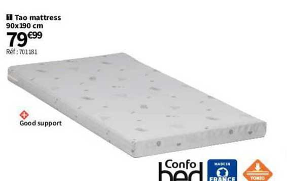 tao mattress 90x190 cm