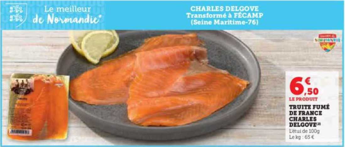 Truite Fumé De France Charles Delgove