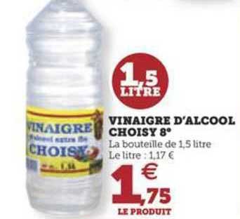 vinaigre d'alcool choisy 8°