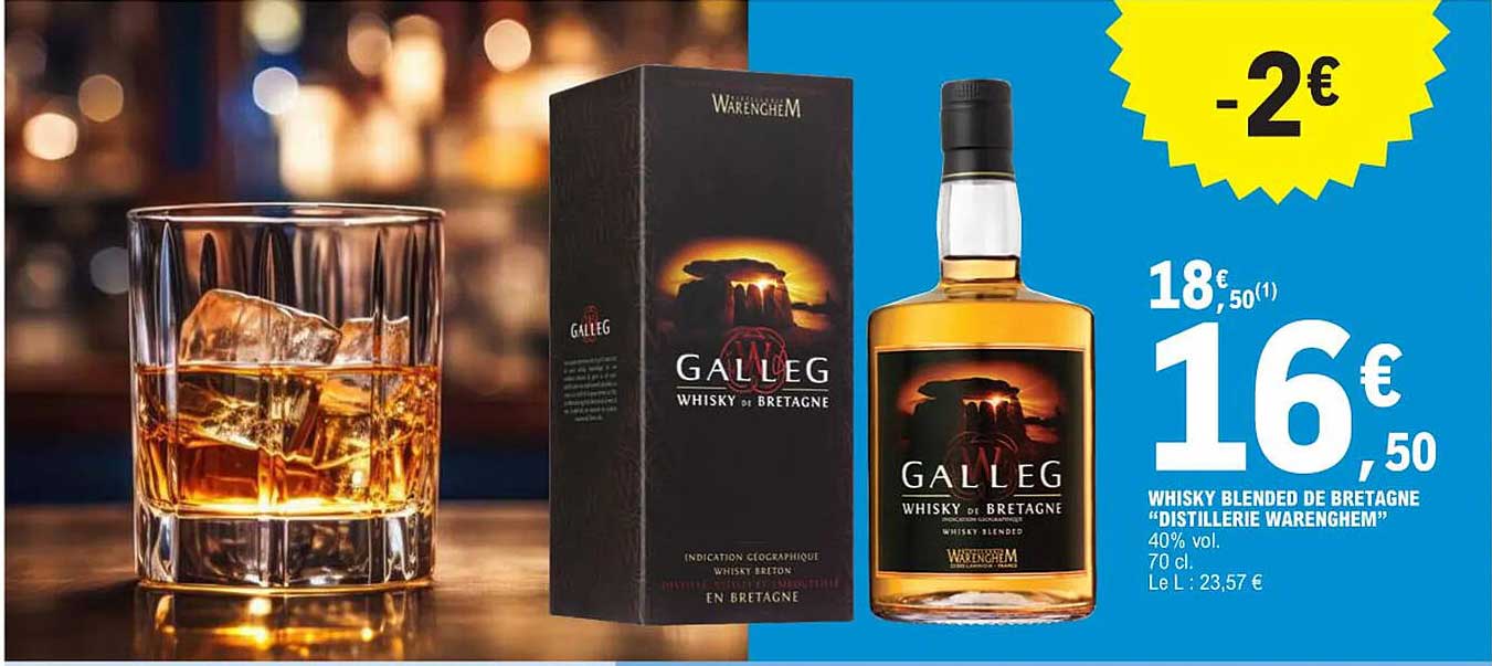 whisky blended de bretagne "distillerie warenghem"