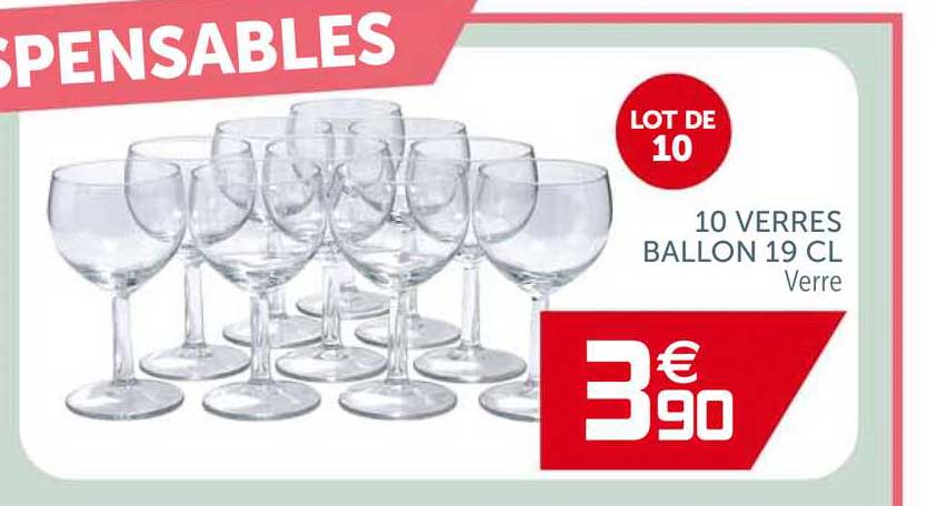 Lot De 10 Verres à Flûte Ballon 19cl H&H - Vin Et Champagne