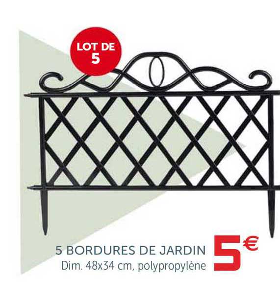 5 bordures de jardin