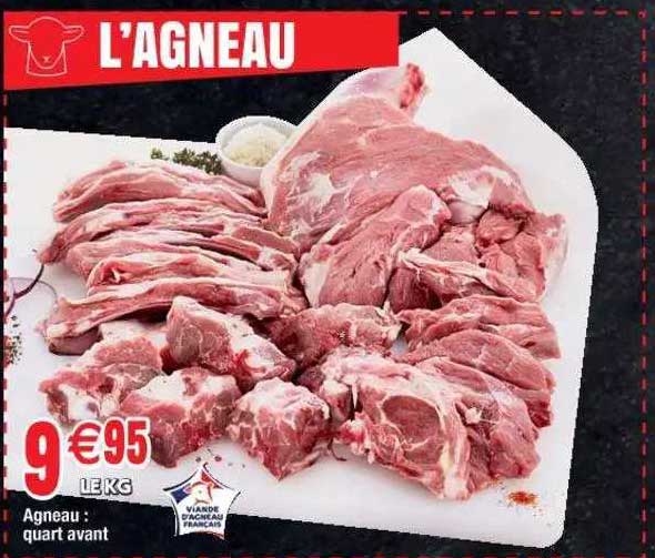 agneau : quart avant