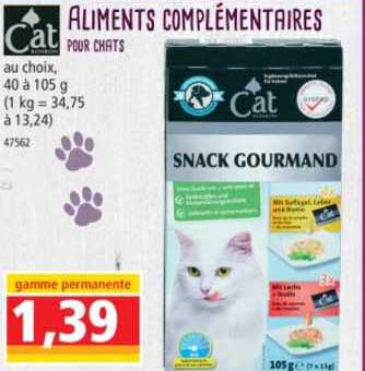 aliments complémentaires pour chats