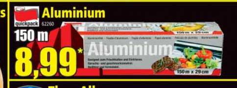 Aluminium Quickpack