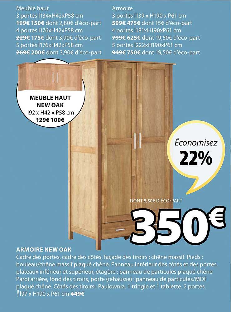 armoire new oak