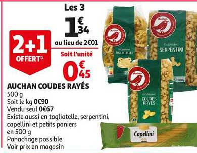 Auchan Coudes Rayés