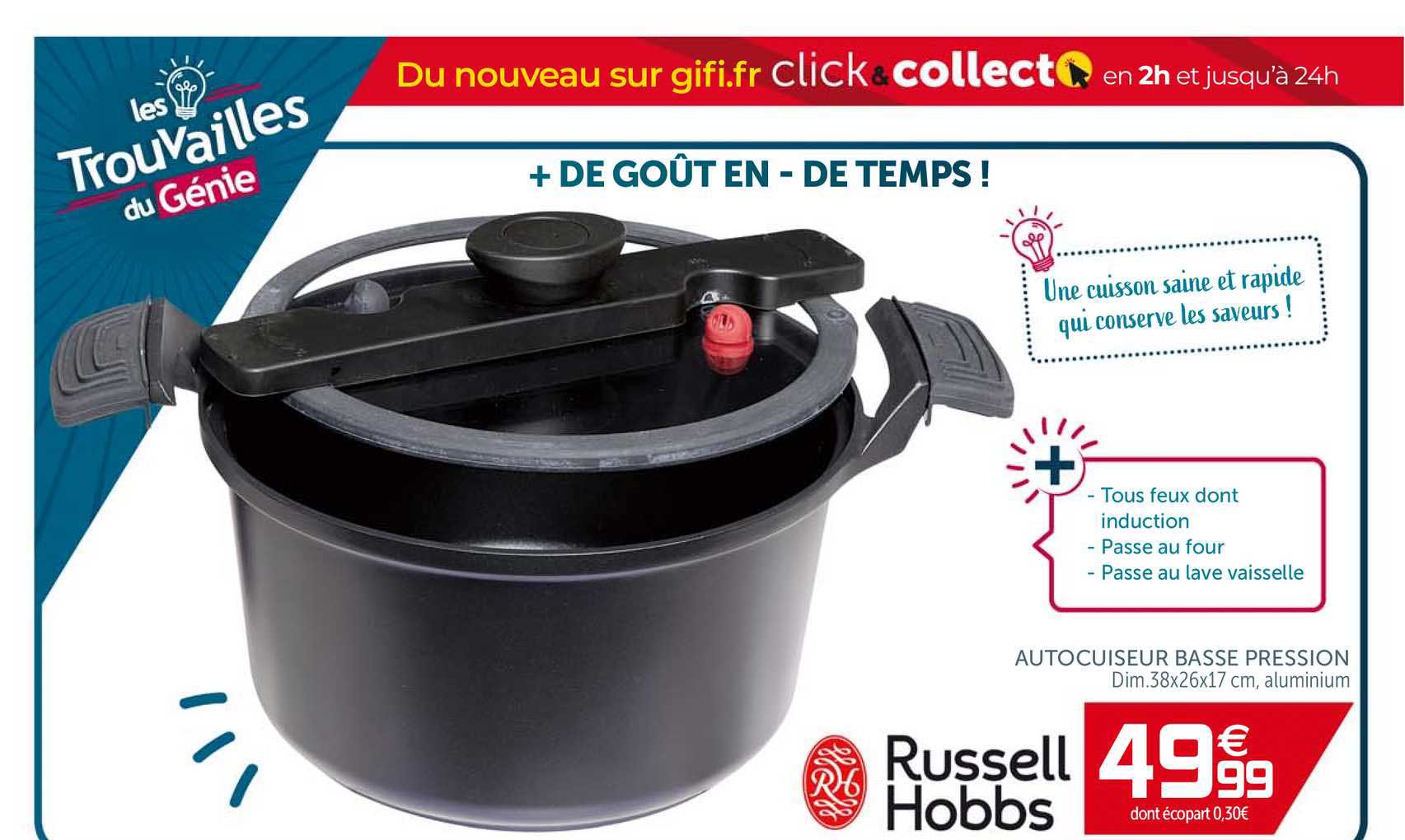 autocuiseur basse pression russell hobbs