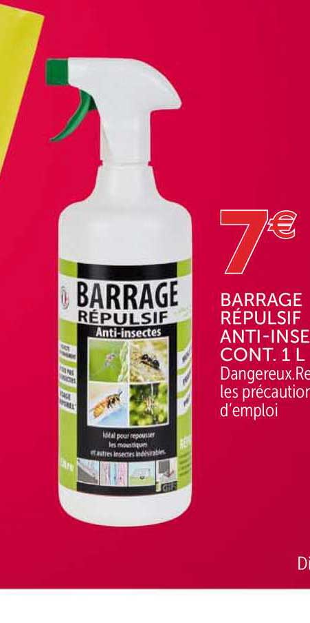 barrage répulsif anti-insectes