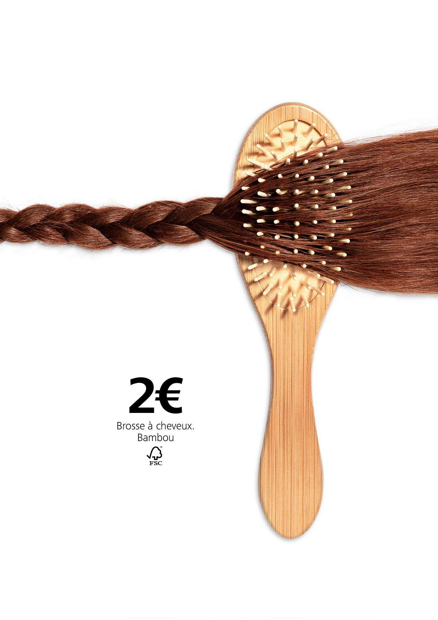 Brosse à Cheveux Bambou