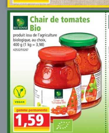 chair de tomates bio bio sonne