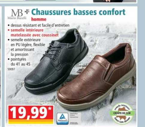 Chaussures Basses Confort Homme Mario Bucelli