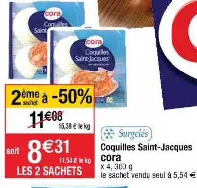 coquilles saint-jacques cora