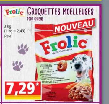 Croquettes Moelleuses Pour Chiens Frolic