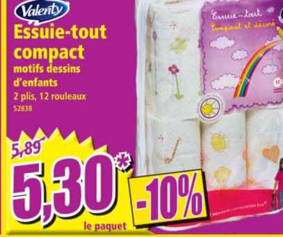 Essuie-tout Compact Valenty