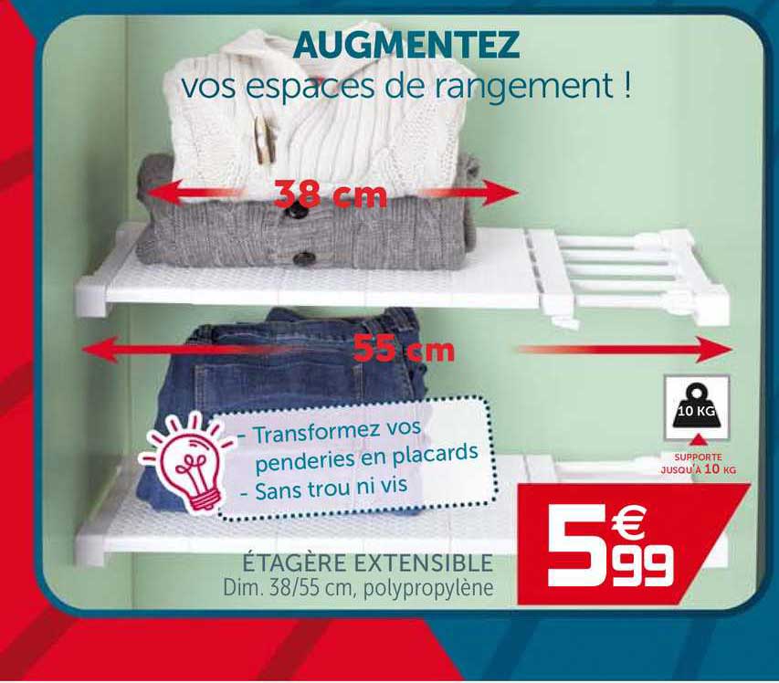 étagère Extensible