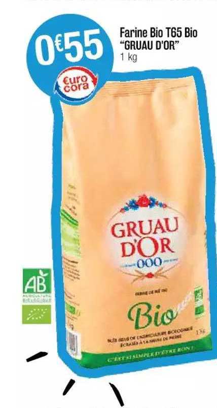 farine bio t65 bio "gruau d'or"